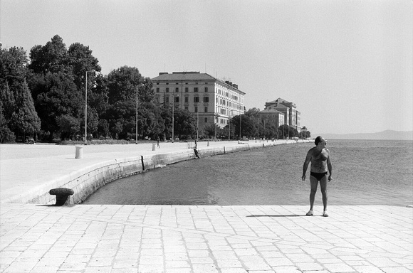 man, zadar, yugoslavia (croatia) 1986