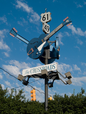 blues crossroads, clarksdale, mississippi