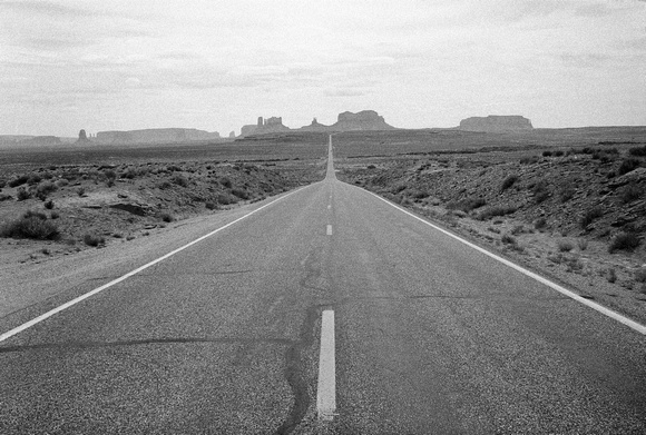 13 mile marker, route 163, monument valley